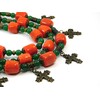 Exclusive necklace &quot;Minerva 3&quot; Coral