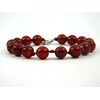 Exclusive carnelian sphere bracelet