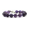 Amethyst sphere bracelet