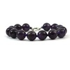 Amethyst sphere bracelet