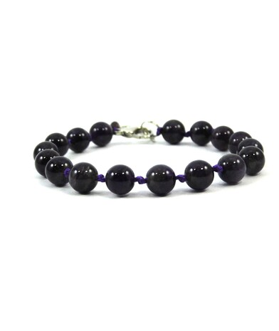 Exclusive bracelet Amethyst sphere