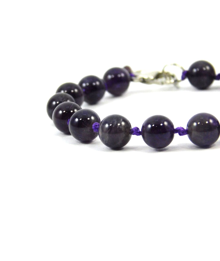 Exclusive bracelet Amethyst sphere