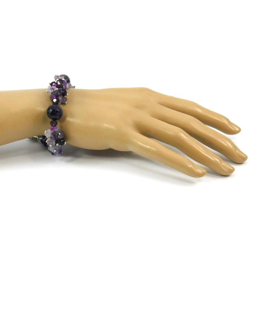 Exclusive bracelet "Amethyst shine", Amethyst