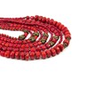 Exclusive necklace &quot;Nine row 2&quot; Coral