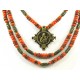 Эксклюзивное ожерелье "Мамины бусы" Коралл