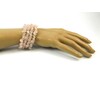 Exclusive bracelet Pink quartz crumb