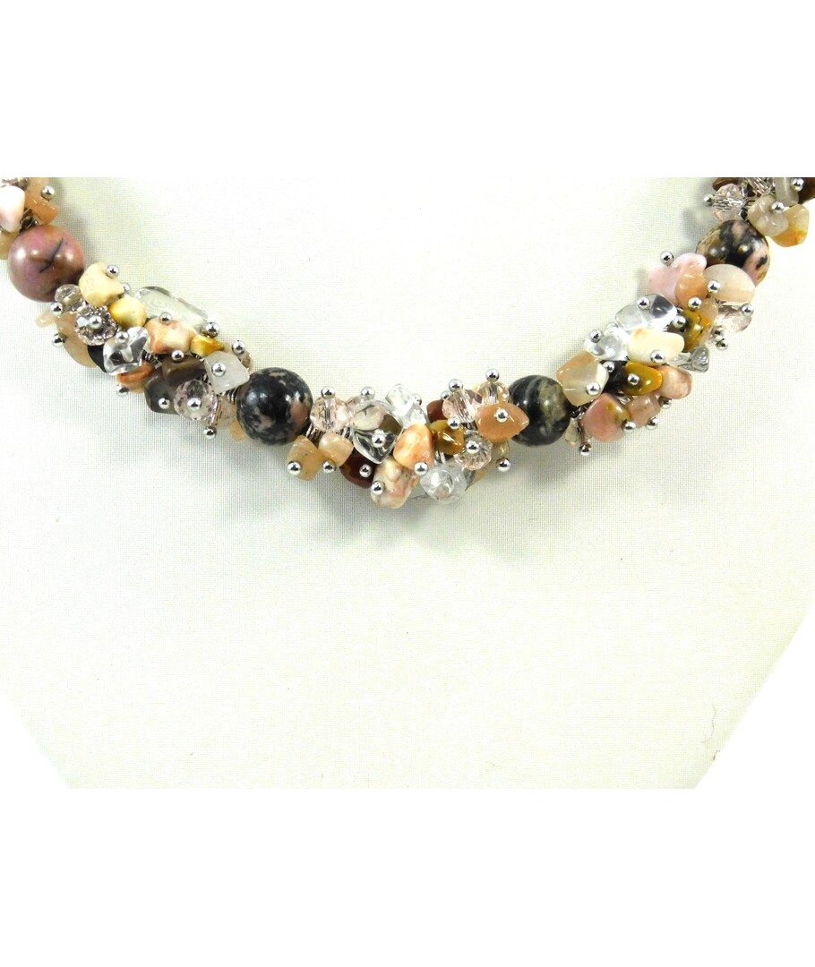 Exclusive Rhodonite necklace