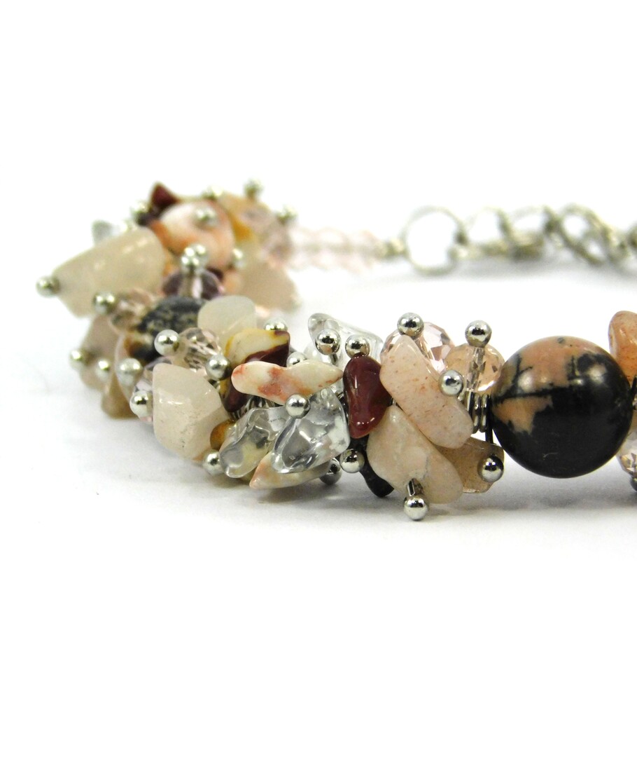 Exclusive Rhodonite bracelet