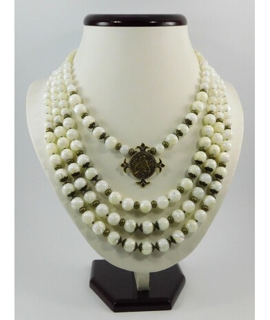 Exclusive necklace Mother of pearl + Zgarda 2