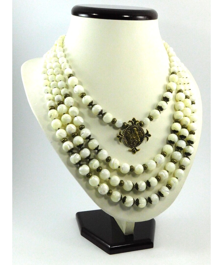 Exclusive necklace Mother of pearl + Zgarda 2