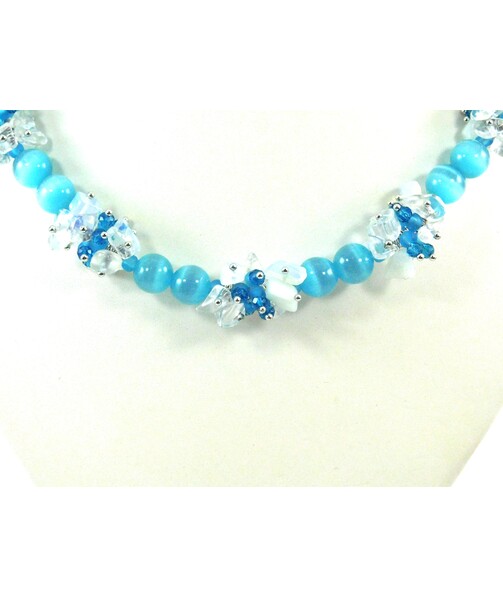 Exclusive necklace "Iceberg" Cat's eye