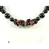 Exclusive necklace &quot;Port wine&quot; Garnet