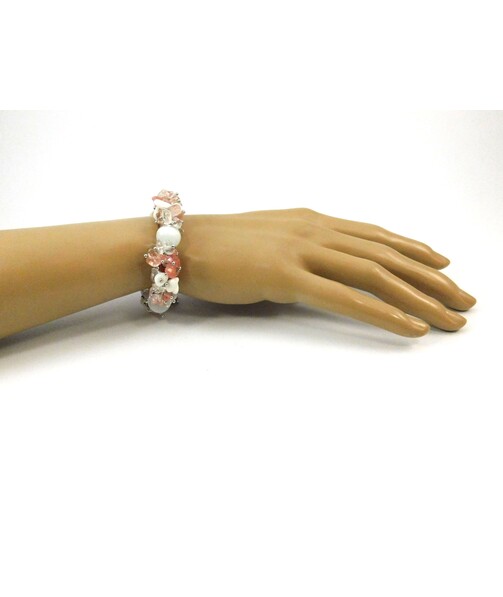 Exclusive bracelet "Summer Collection", Cat's eye, Chalcedony