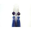 Exclusive tassel earrings Agate &quot;Ombre&quot;