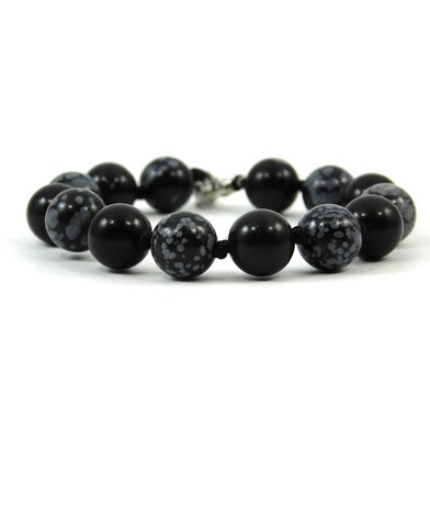 Exclusive Obsidian bracelet