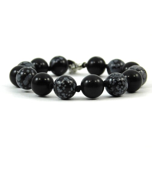 Exclusive Obsidian bracelet