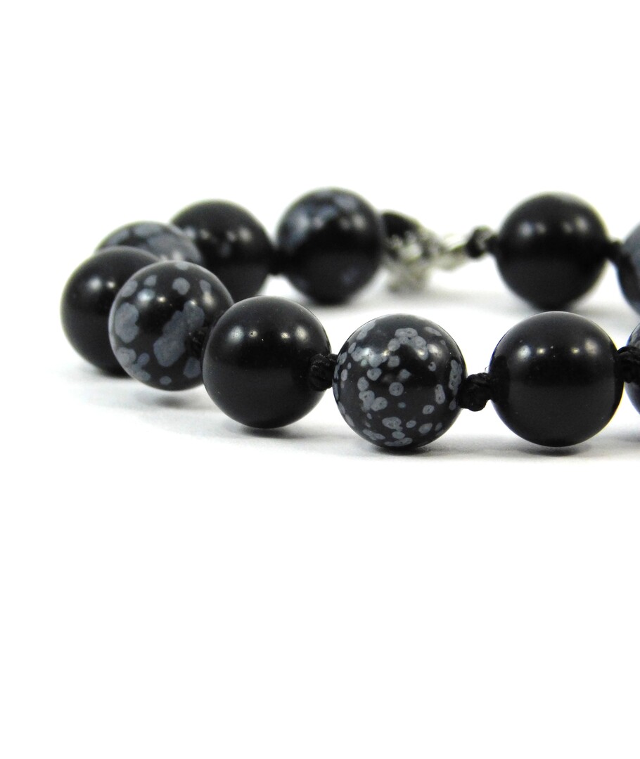 Exclusive Obsidian bracelet