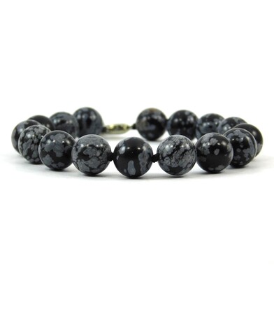 Exclusive Obsidian bracelet