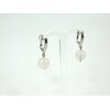 Exclusive rose quartz earrings