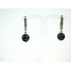 Exclusive obsidian earrings