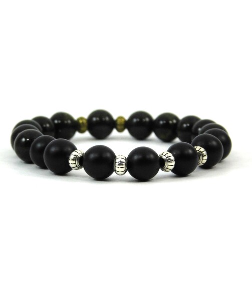 Exclusive bracelet Snake, Shungite