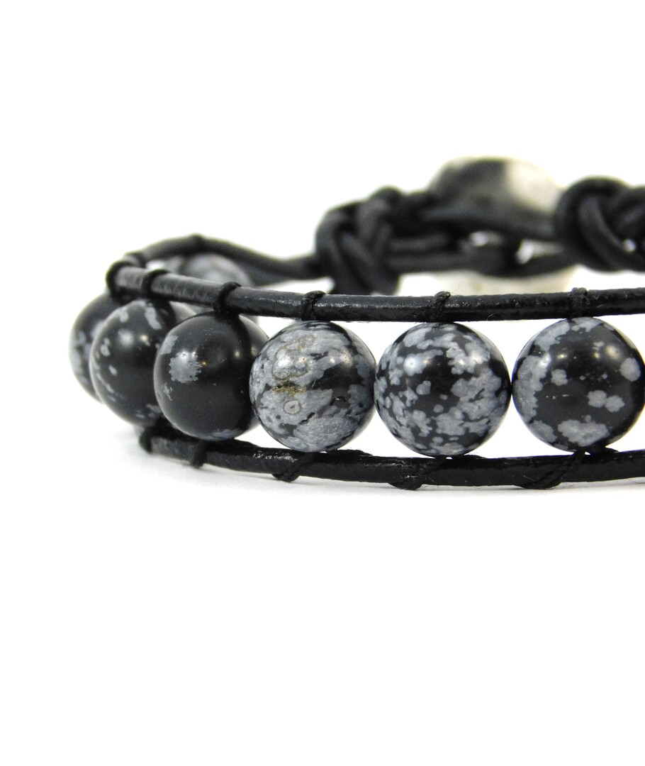 Exclusive bracelet "Chan Lu" Obsidian