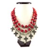 Exclusive necklace &quot;Marquis&quot; Coral