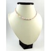 Morganite faceted necklace