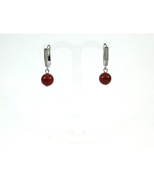 Exclusive carnelian earrings