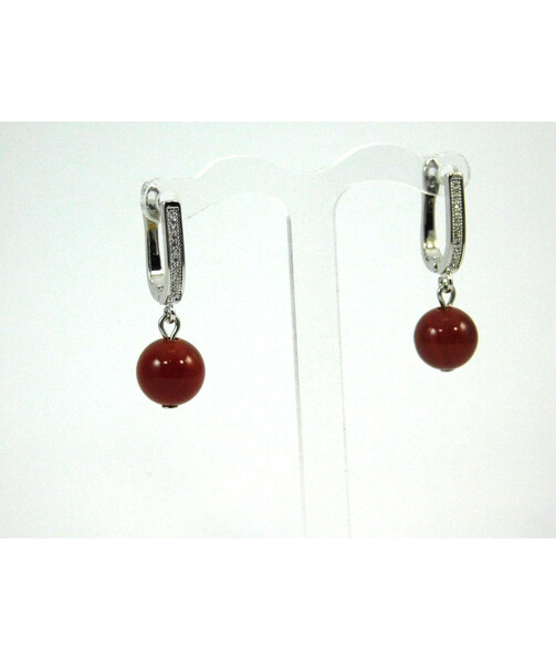 Exclusive carnelian earrings