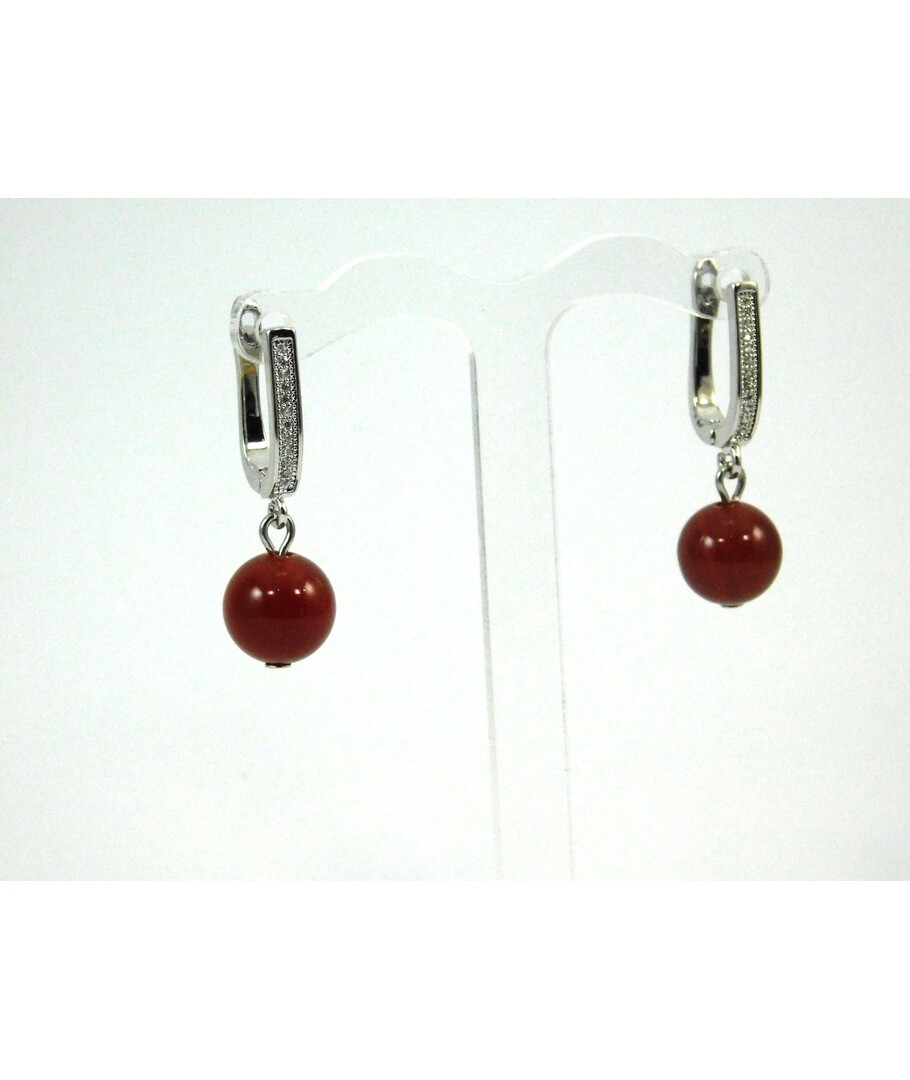 Exclusive carnelian earrings