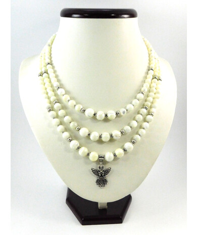 Exclusive necklace "Protector" Mother-of-pearl ("Ethnic" Collection)