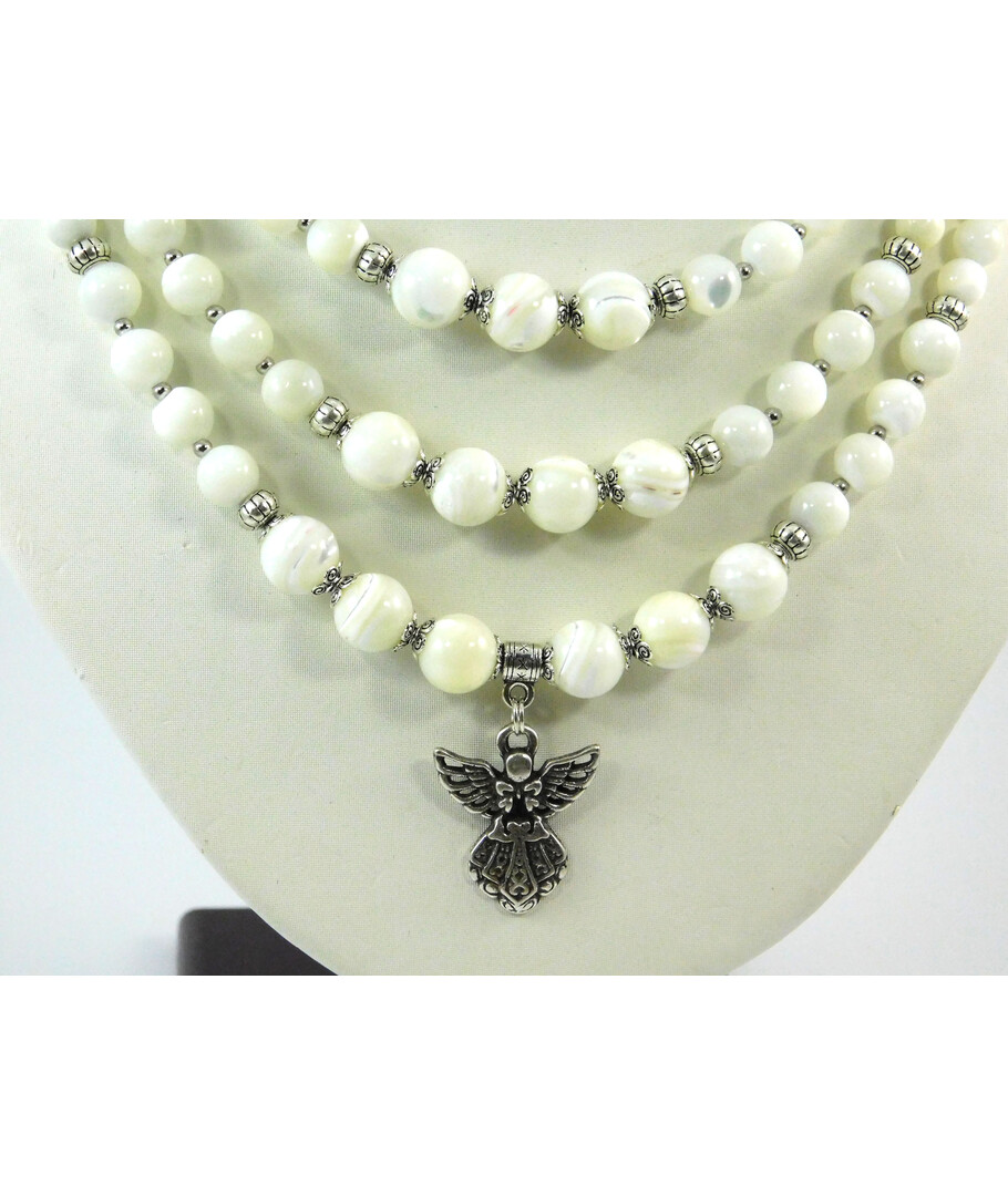 Exclusive necklace "Protector" Mother-of-pearl ("Ethnic" Collection)