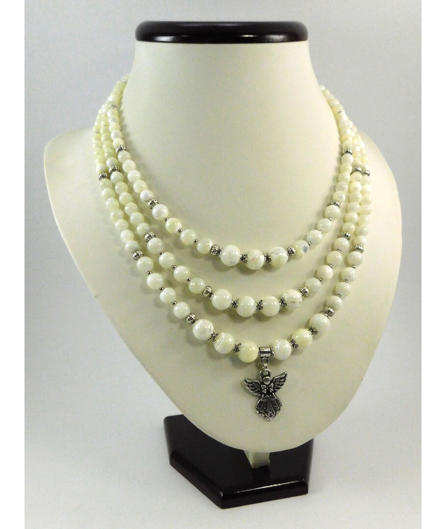 Exclusive necklace "Protector" Mother-of-pearl ("Ethnic" Collection)