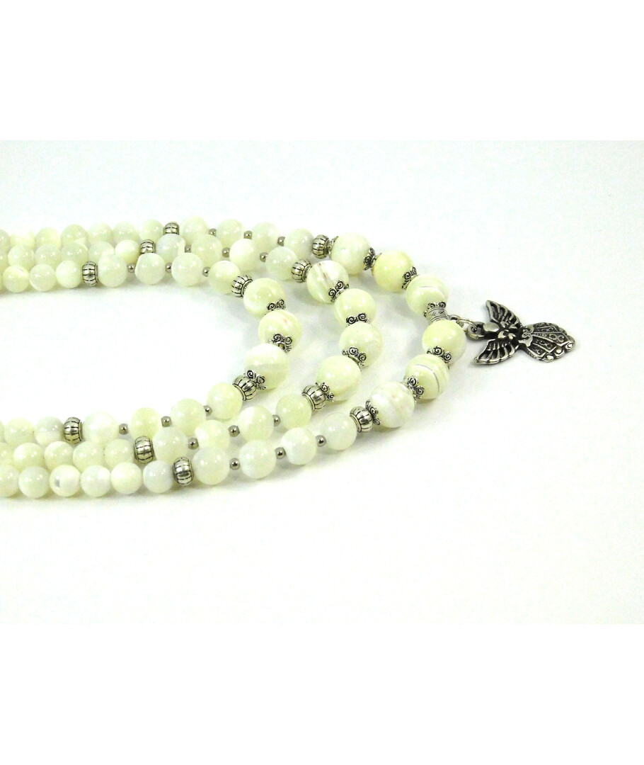 Exclusive necklace "Protector" Mother-of-pearl ("Ethnic" Collection)