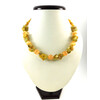 Exclusive necklace &quot;Sunny day&quot; Cat&#039;s eye (&quot;Colors&quot; collection)