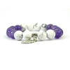 Exclusive bracelet Leaf, Caholong, Amethyst