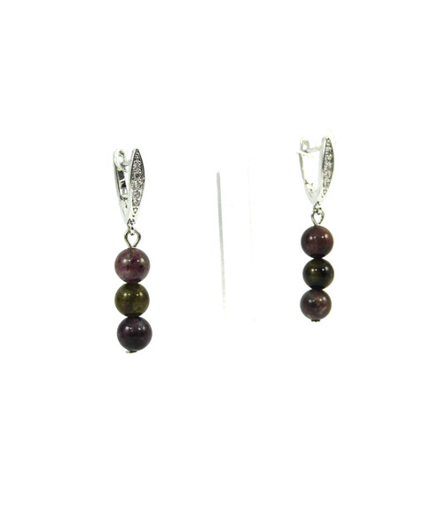 Exclusive tourmaline earrings