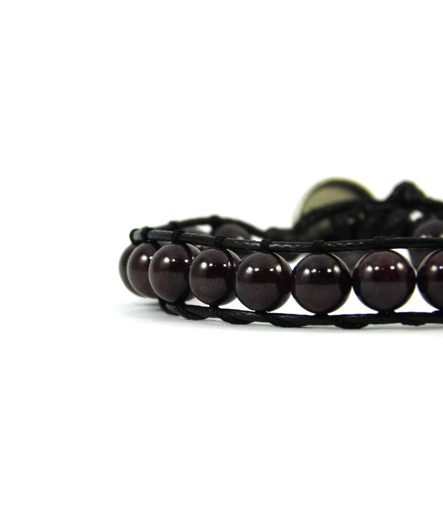 Exclusive bracelet "Chan Lu" Garnet