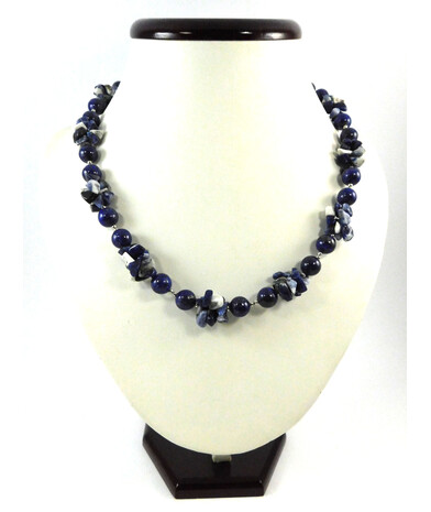 Exclusive necklace "Sinevir" lapis lazuli