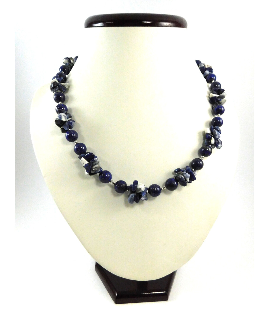 Exclusive necklace "Sinevir" lapis lazuli