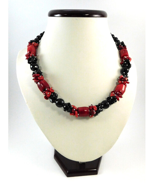 Exclusive necklace "Coral Dreams" Coral (Collection "Colors")