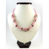 Exclusive necklace &quot;Pink glow&quot; Cat&#039;s eye