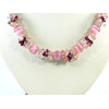 Exclusive necklace &quot;Pink glow&quot; Cat&#039;s eye