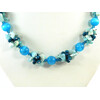 Exclusive necklace &quot;Morning Sky&quot; Cat&#039;s eye (&quot;Colors&quot; Collection)