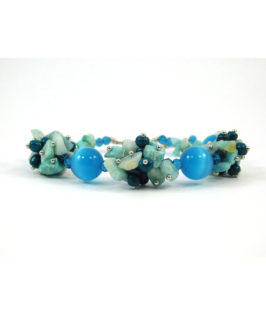 Exclusive bracelet "Morning Sky" Cat's eye