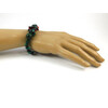 Exclusive bracelet &quot;Magic Viburnum&quot;, Agate, Malachite, Coral