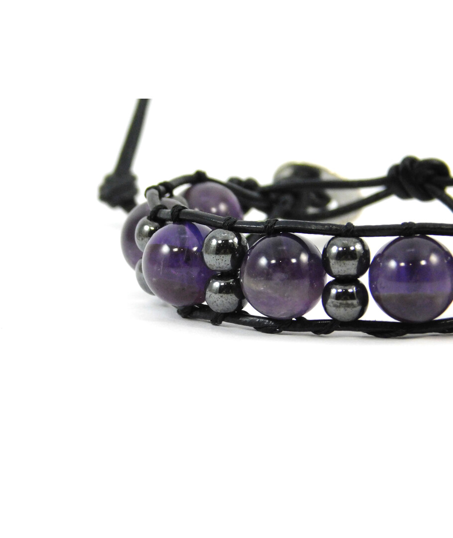 Exclusive bracelet "Chan Lu" Amethyst