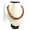 Exclusive necklace &quot;Carnelian Crumb&quot; (&quot;Colors&quot; Collection)