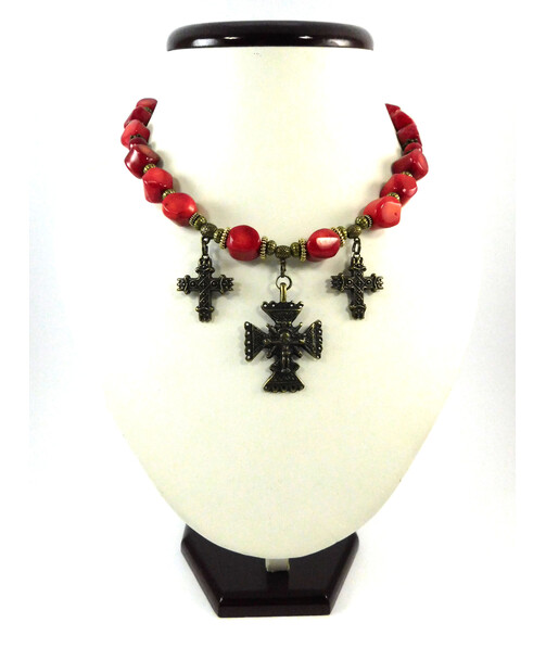 Exclusive necklace "Inheritance" Coral